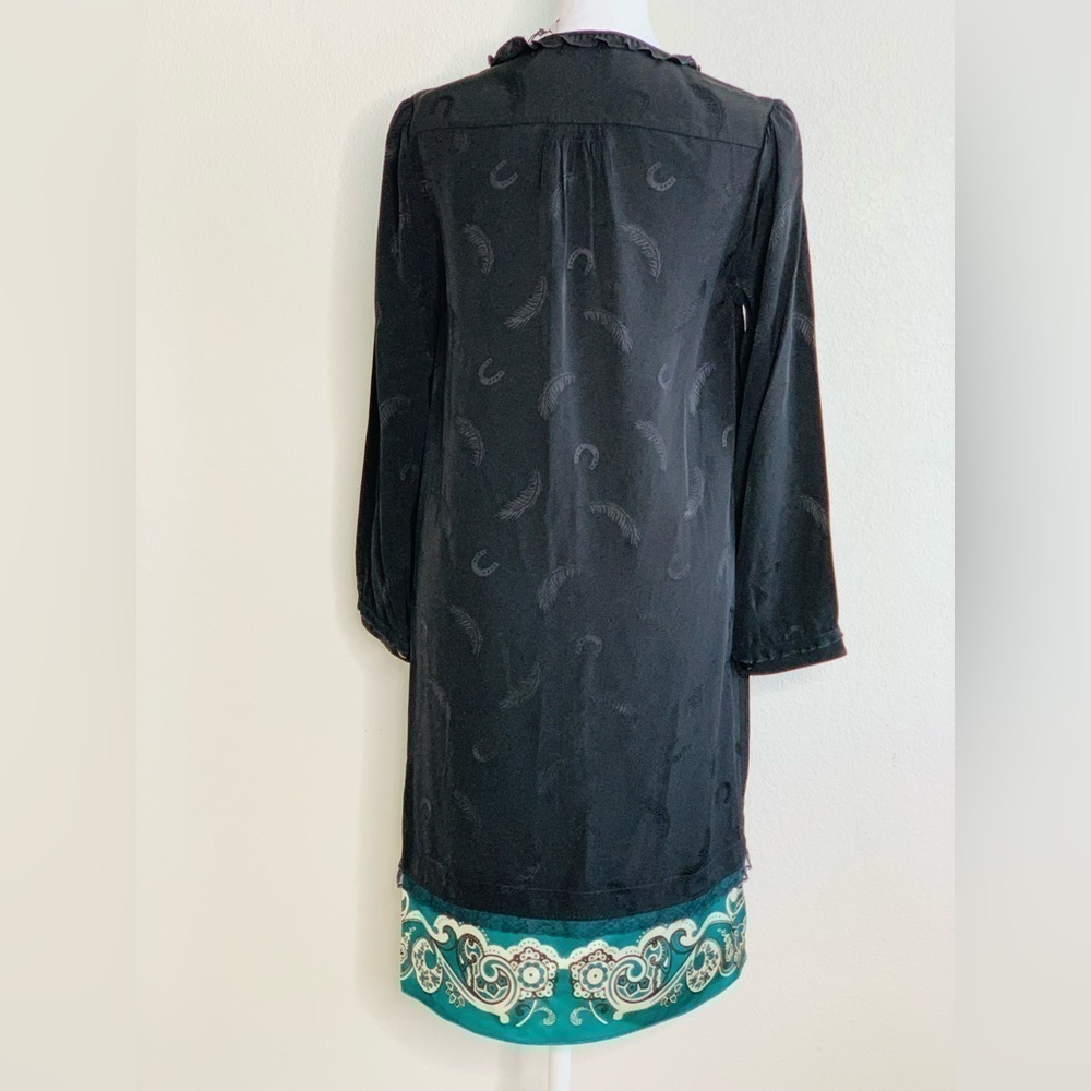 Coach 1941 Feather Jacquard Print Dress, over size, loose fit, size 0 - Picture 4 of 16